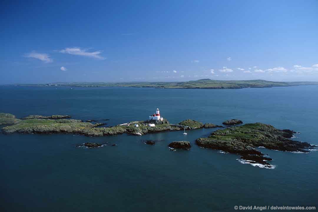 Image of the Skerries islands off the Anglesey coast